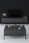 Hanah Home Soporte de TV Lord - Antracita, Negro